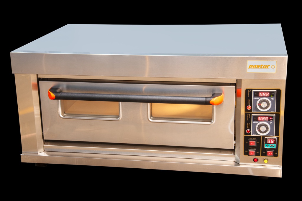 Horno de Piso 20D de 1 Cámara - 2 bandejas de 60x40 - Trifásico 380V 50Hz